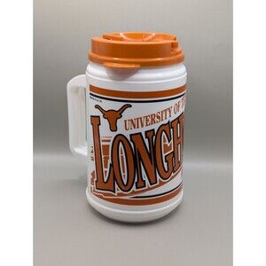 University of Texas UT Longhorns Travel  Mug With Lid  24 oz Whirley